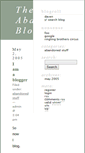 Mobile Screenshot of abandonedblog.com